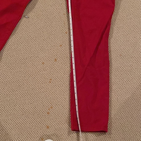Ann Taylor modern skinny red jeans size 6 or 28 - Picture 7 of 9